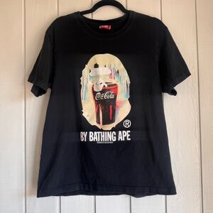 Bape x Coca Cola Big Head T Shirt
